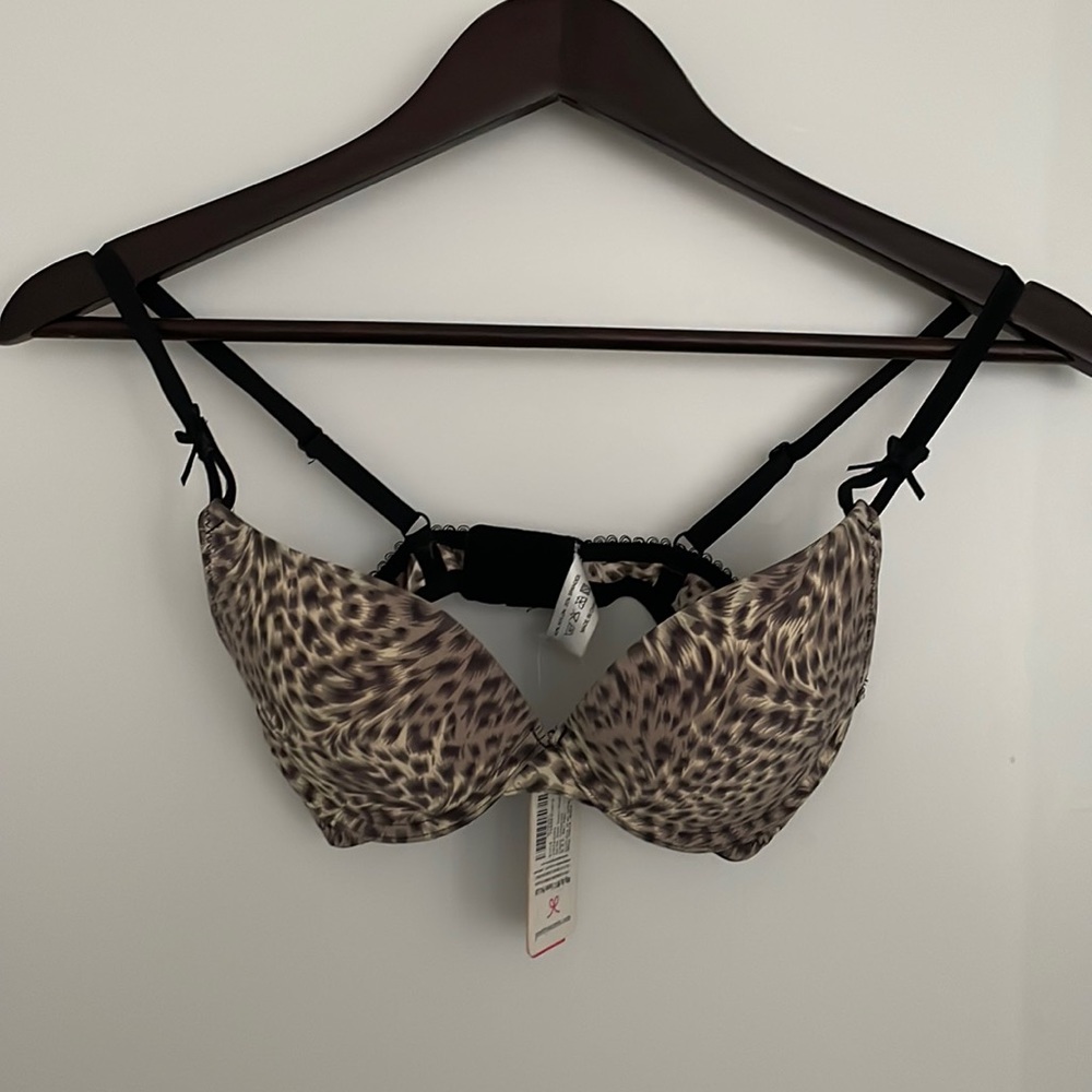Animal print padded bra - 32C